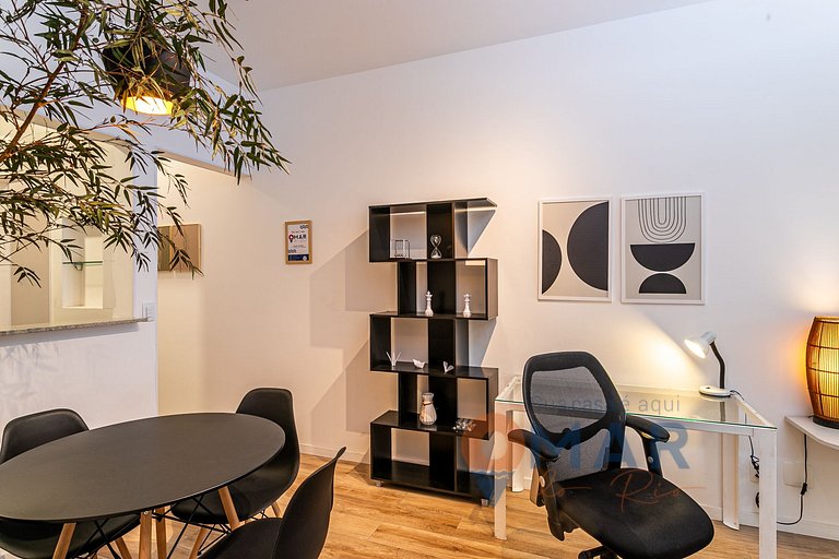 Moderno Dormitorio y Sala de Estar en Botafogo | BRI 55/503