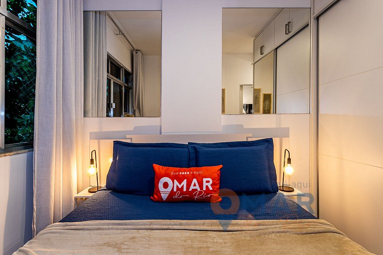 Moderno Dormitorio y Sala de Estar en Botafogo | BRI 55/503