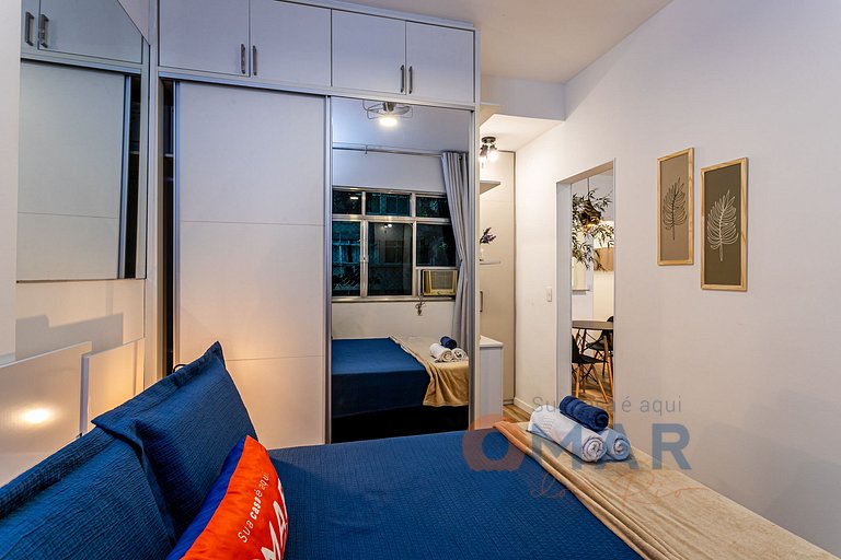 Moderno Dormitorio y Sala de Estar en Botafogo | BRI 55/503