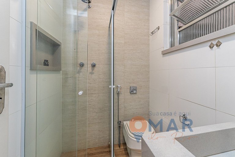 Moderno Qto&Sala em Botafogo | BRI 55/503
