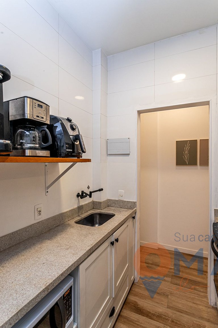Moderno Dormitorio y Sala de Estar en Botafogo | BRI 55/503