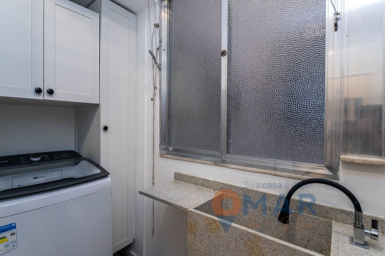 Moderno Dormitorio y Sala de Estar en Botafogo | BRI 55/503