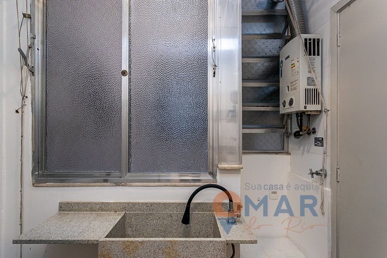 Moderno Dormitorio y Sala de Estar en Botafogo | BRI 55/503