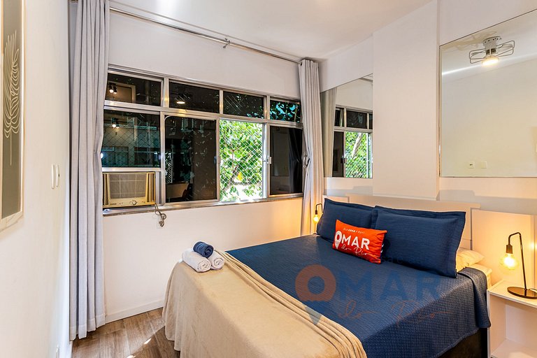 Moderno Dormitorio y Sala de Estar en Botafogo | BRI 55/503