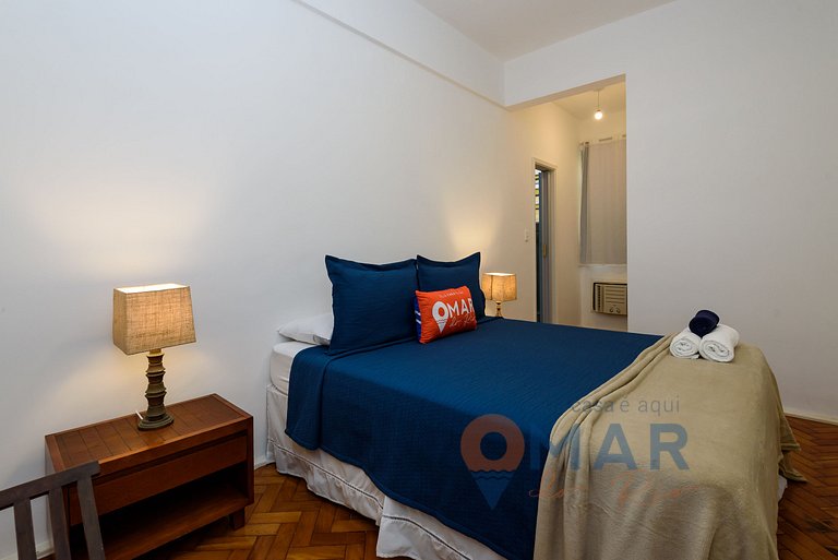 Apartamento de 2 dormitorios con vistas al mar en Copacabana
