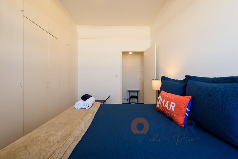 Apartamento de 2 dormitorios con vistas al mar en Copacabana