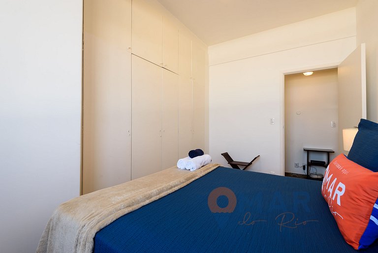 Apartamento de 2 dormitorios con vistas al mar en Copacabana