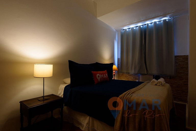Apartamento de 2 dormitorios con vistas al mar en Copacabana