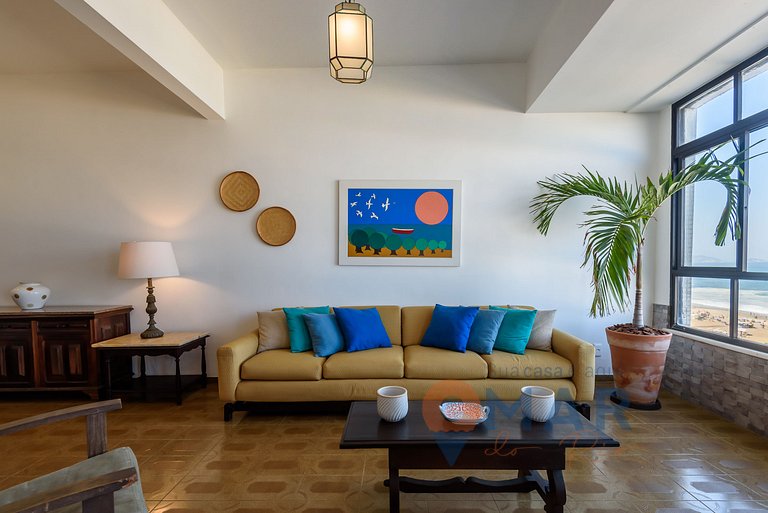 Apartamento de 2 dormitorios con vistas al mar en Copacabana