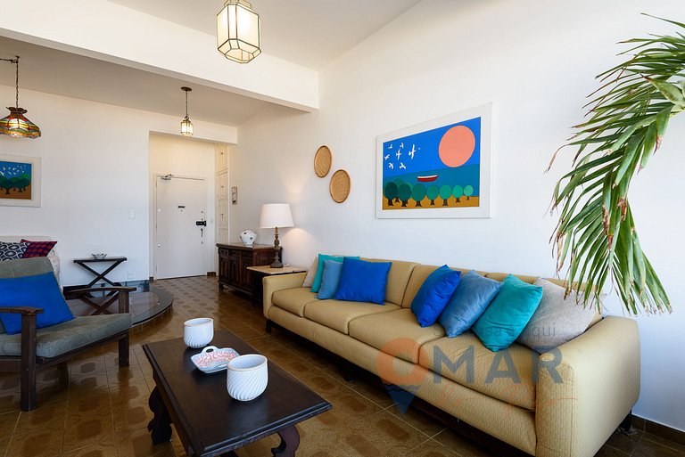 Apartamento 2Qts c/ Vista Mar em Copacabana | FDM 7/91