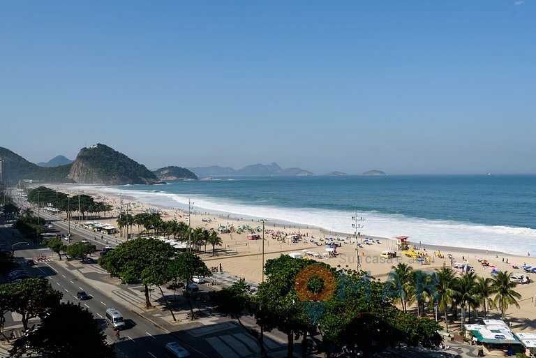 Apartamento 2Qts c/ Vista Mar em Copacabana | FDM 7/91