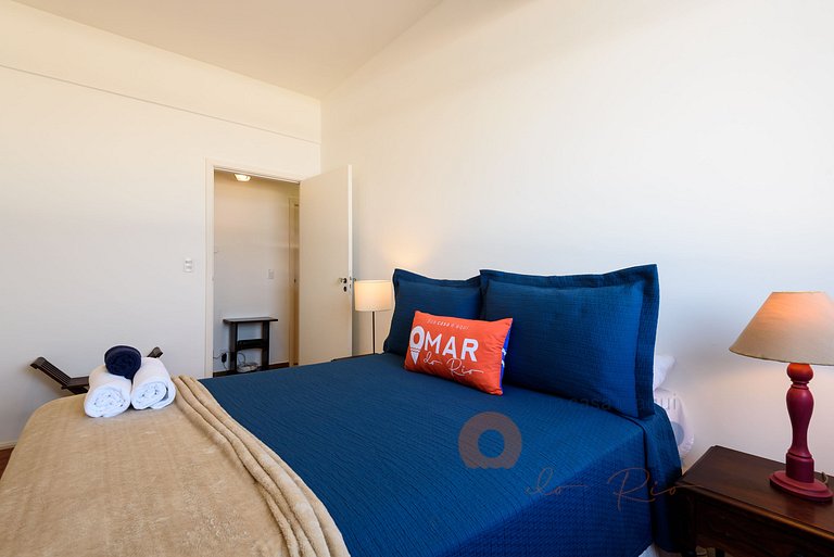 Apartamento de 2 dormitorios con vistas al mar en Copacabana
