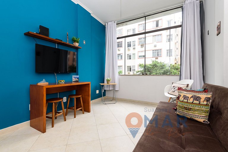 2Qtos em Copacabana a 170m da Praia | FS 42/505