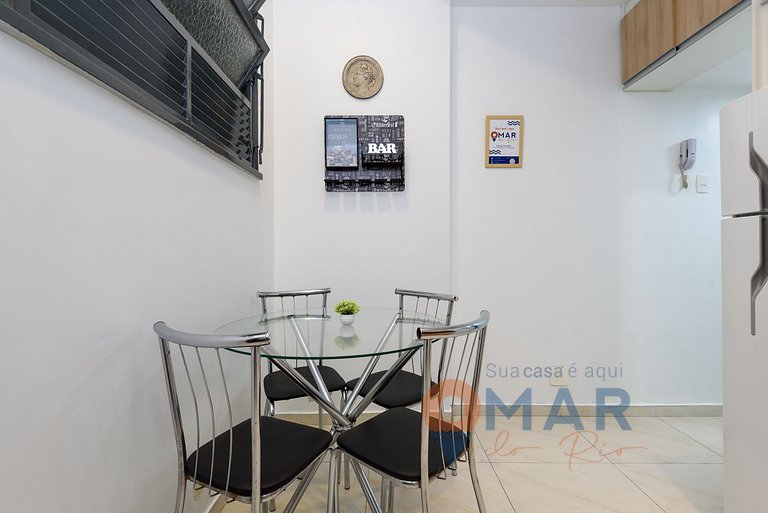 Estudio reformado a 200 metros de la playa de Copacabana