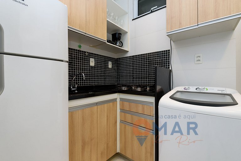 Estudio reformado a 200 metros de la playa de Copacabana