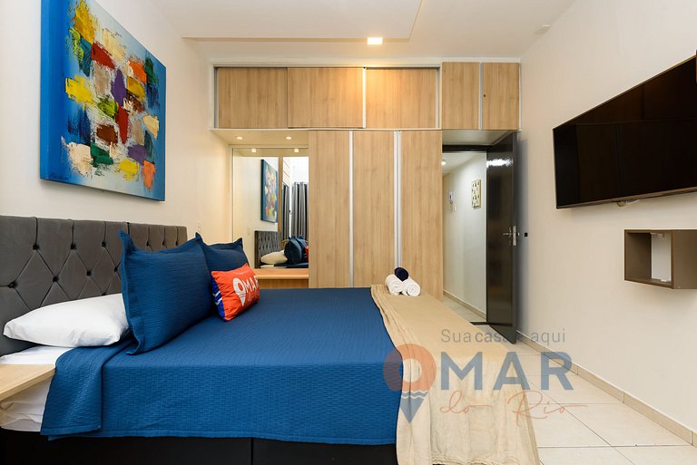 Estudio reformado a 200 metros de la playa de Copacabana