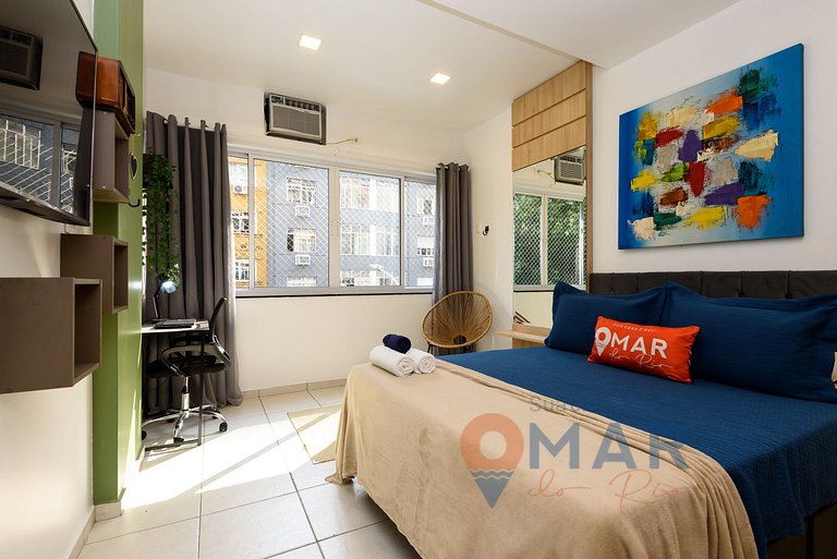 Refurbished studio 200m from Copacabana Beach