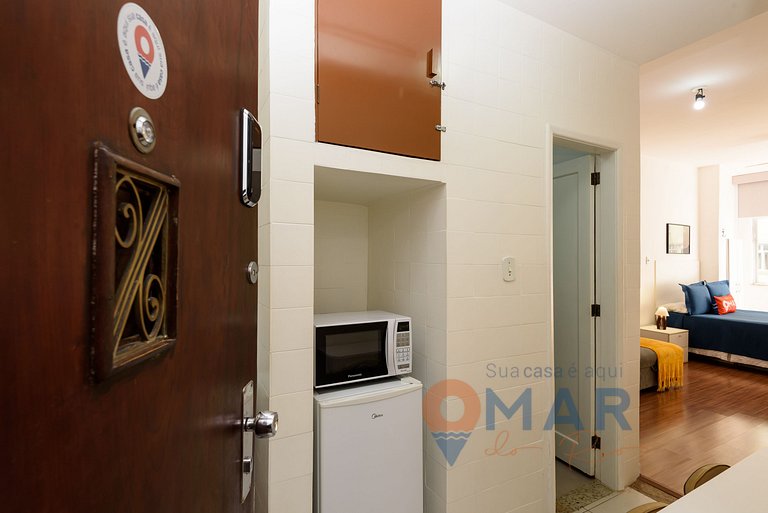 Side-Sea View Studio 160m to Beach | PJ 135/411