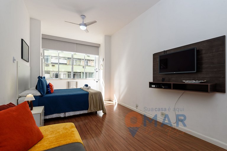 Side-Sea View Studio 160m to Beach | PJ 135/411