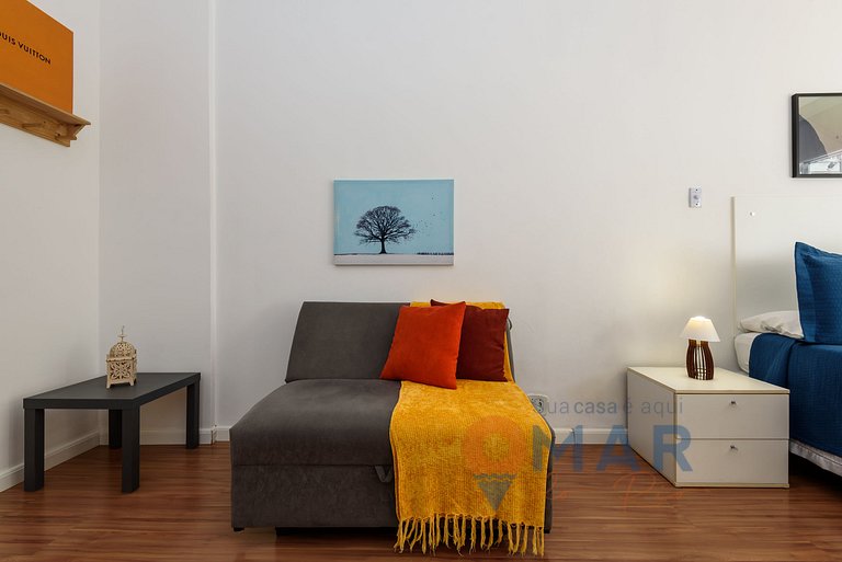 Side-Sea View Studio 160m to Beach | PJ 135/411