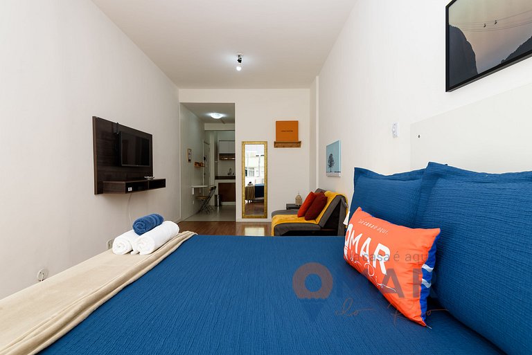 Studio Vista Lateral Mar 160m da Praia |PJ 135/411