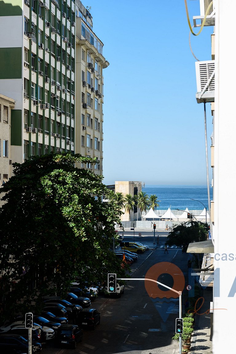Studio Vista Lateral Mar 160m da Praia |PJ 135/411