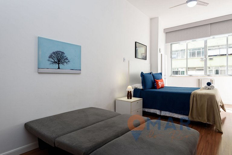 Side-Sea View Studio 160m to Beach | PJ 135/411