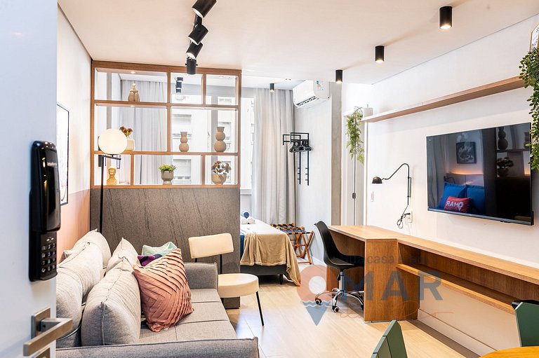 Studio Completo a 220m da Praia | FM 226/805