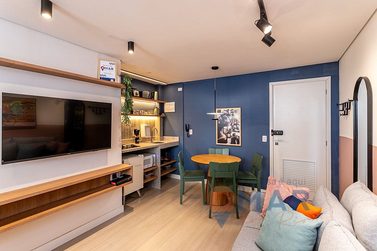Studio Completo a 220m da Praia | FM 226/805