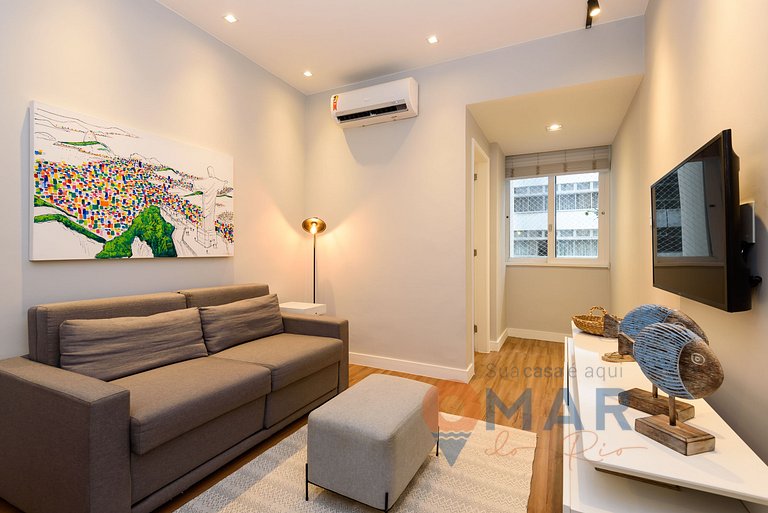 Apartamento decorado a 350m da Praia | SF 159/102