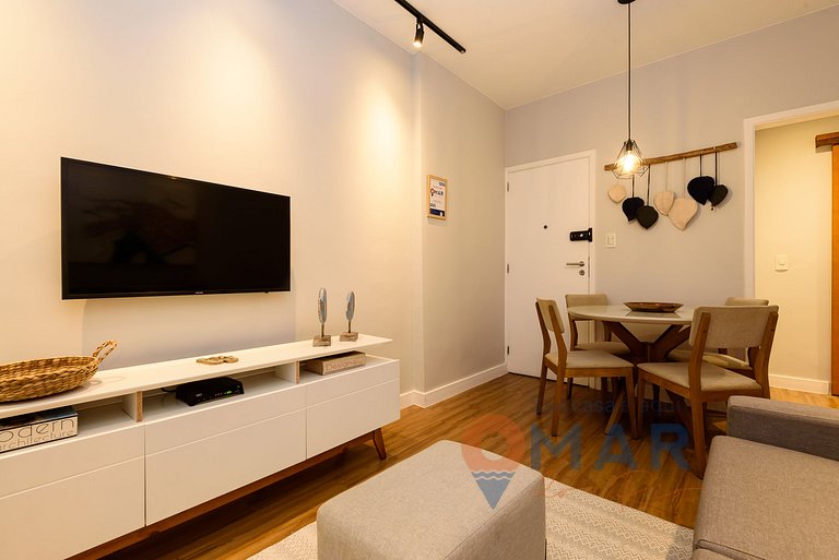 Apartamento decorado a 350m da Praia | SF 159/102