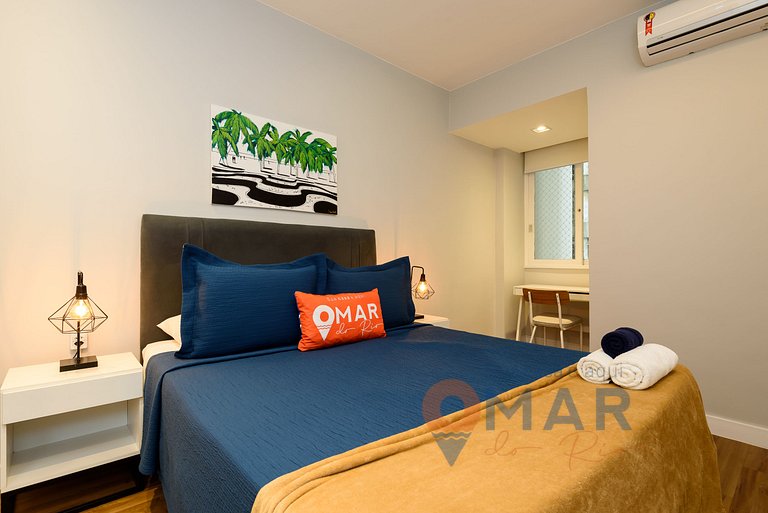 Apartamento decorado a 350m da Praia | SF 159/102