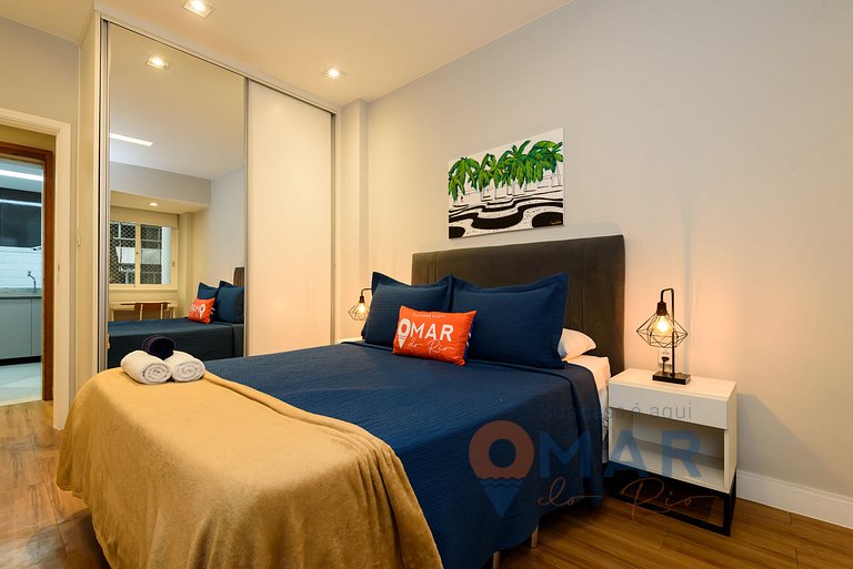 Apartamento decorado a 350m da Praia | SF 159/102
