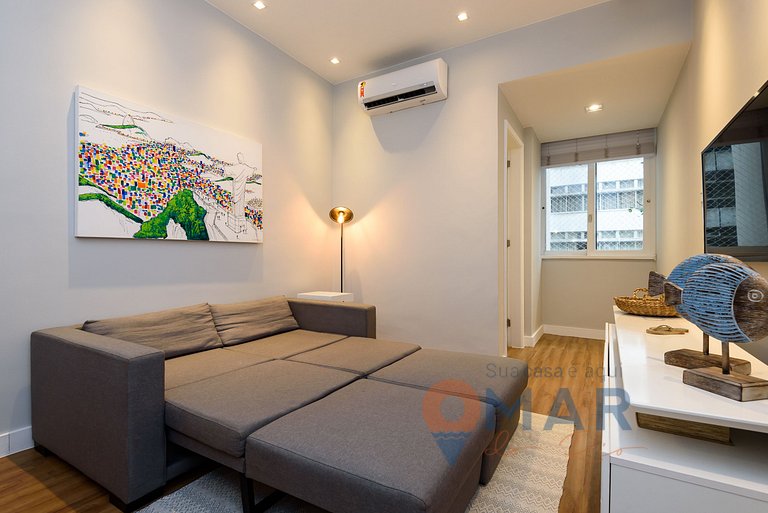 Apartamento decorado a 350m da Praia | SF 159/102