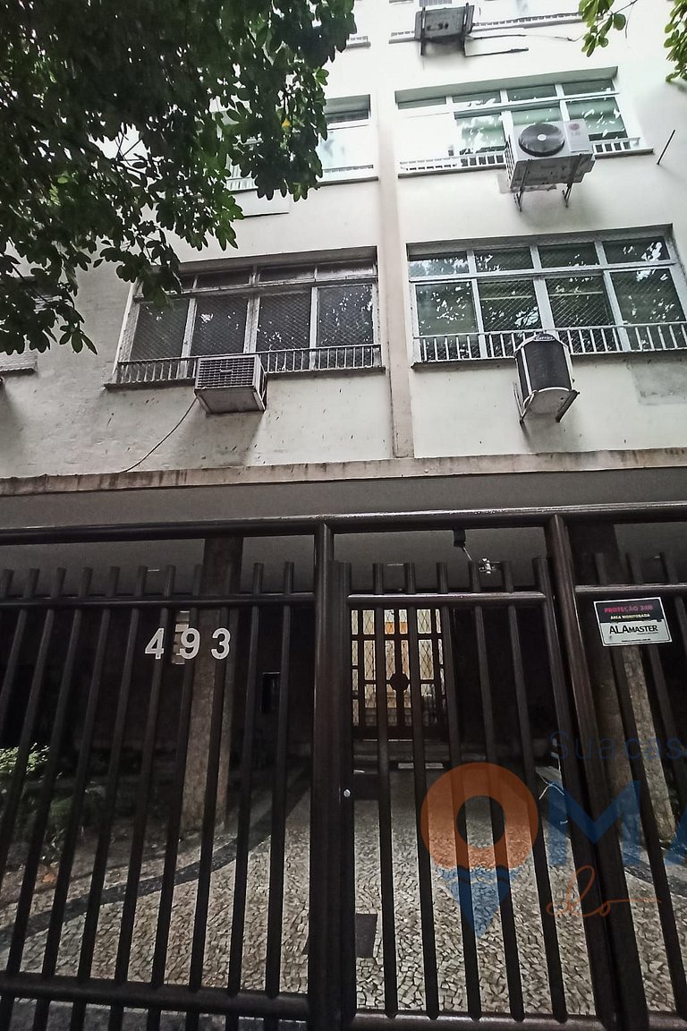 3 Quartos no Leblon a 2 min da praia | GSM493/203