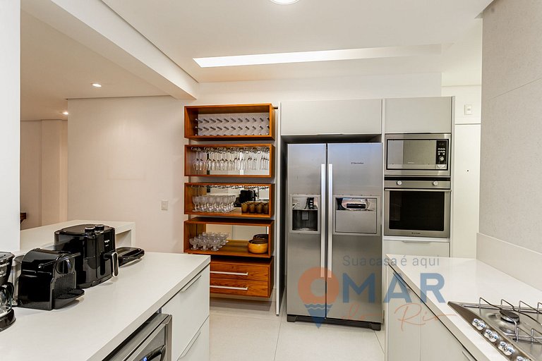 3 Quartos no Leblon a 2 min da praia | GSM493/203