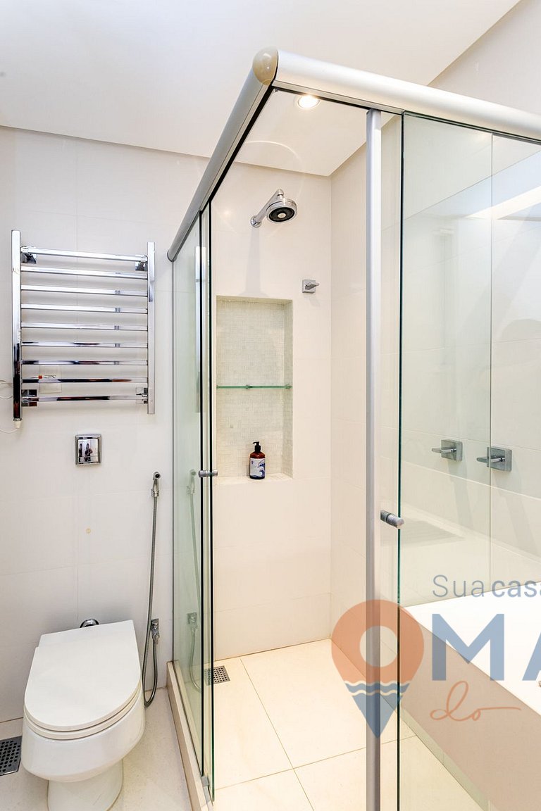 3 Quartos no Leblon a 2 min da praia | GSM493/203