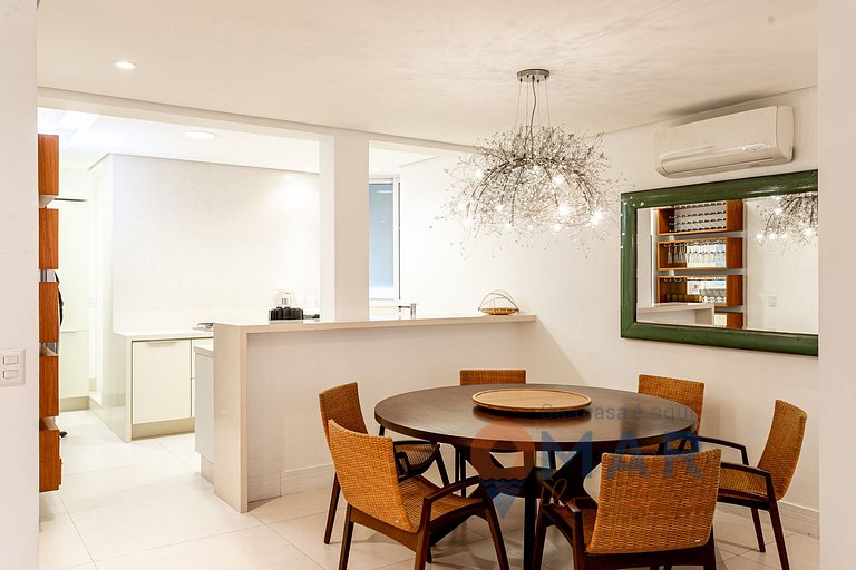 3 Quartos no Leblon a 2 min da praia | GSM493/203