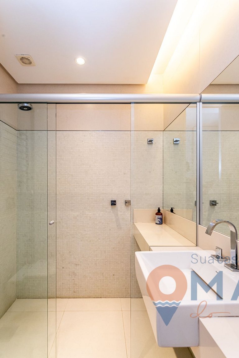 3 Quartos no Leblon a 2 min da praia | GSM493/203