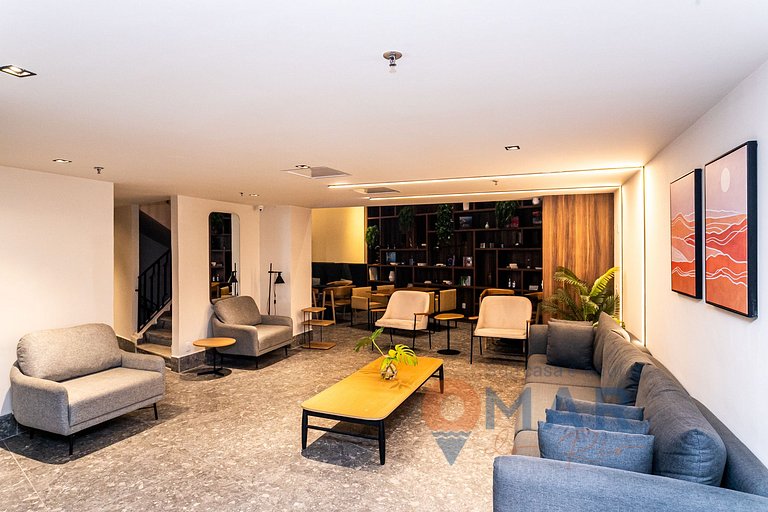 Apartamento com Workstation no Centro | SD 80/1004
