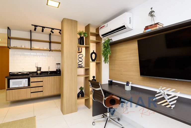 Apartamento com Workstation no Centro | SD 80/1004