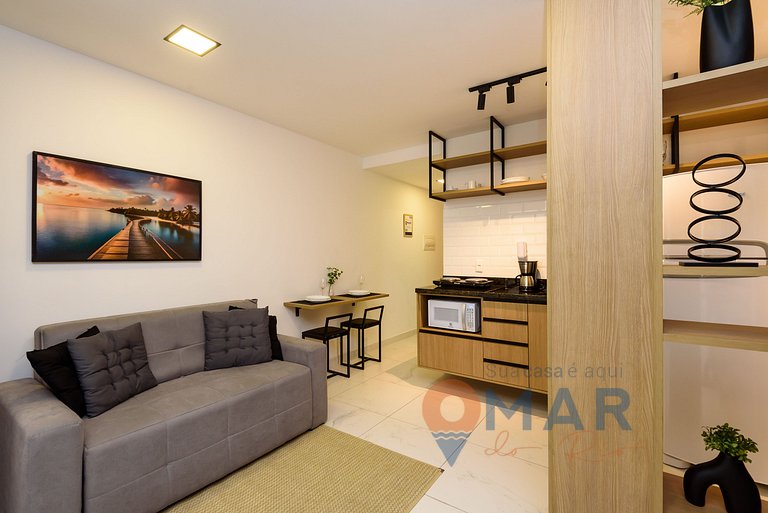 Apartamento com Workstation no Centro | SD 80/1004