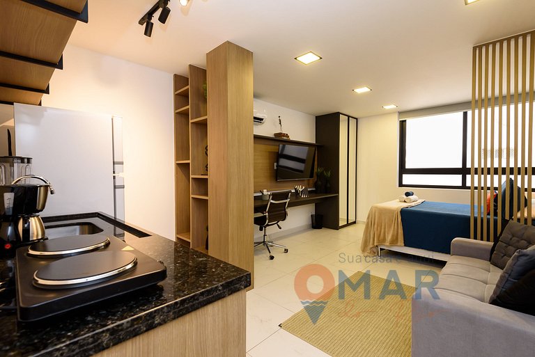 Apartamento com Workstation no Centro | SD 80/1004