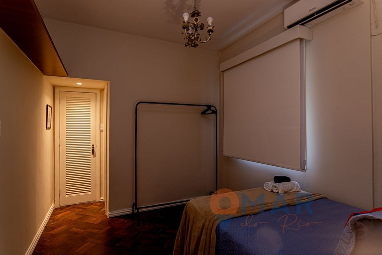 Moderno Quarto & Sala em Copacabana | GAP 14/303