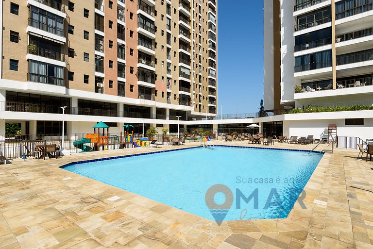 Moderno 2Qtos Beira-Mar c/ Piscina | LC 6250/1203
