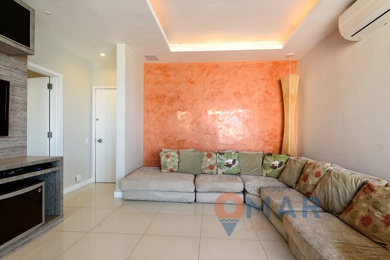 Moderno 2Qtos Beira-Mar c/ Piscina | LC 6250/1203