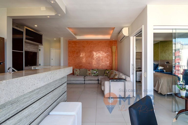 Moderno 2Qtos Beira-Mar c/ Piscina | LC 6250/1203
