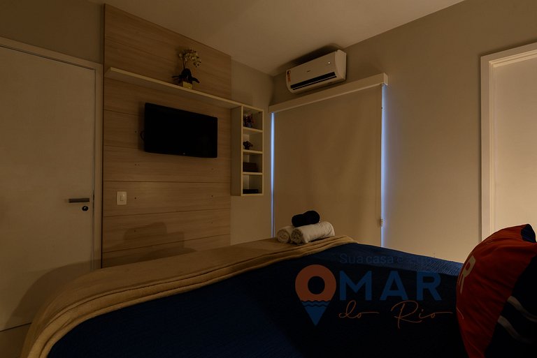 Moderno 2 Dormitorios Beira-Mar con Piscina | LC 6250/1203
