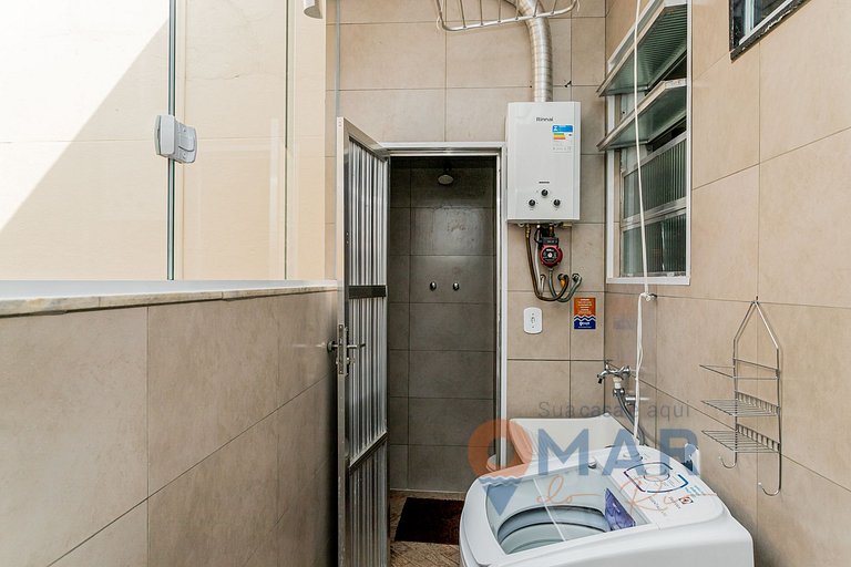 Apê com 2Qtos a 240m da Praia de Copacabana | RP 186/1002