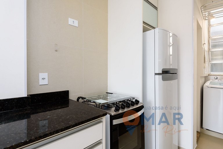1Qto a 120m da Praia de Copacabana | NSC 1229/1201